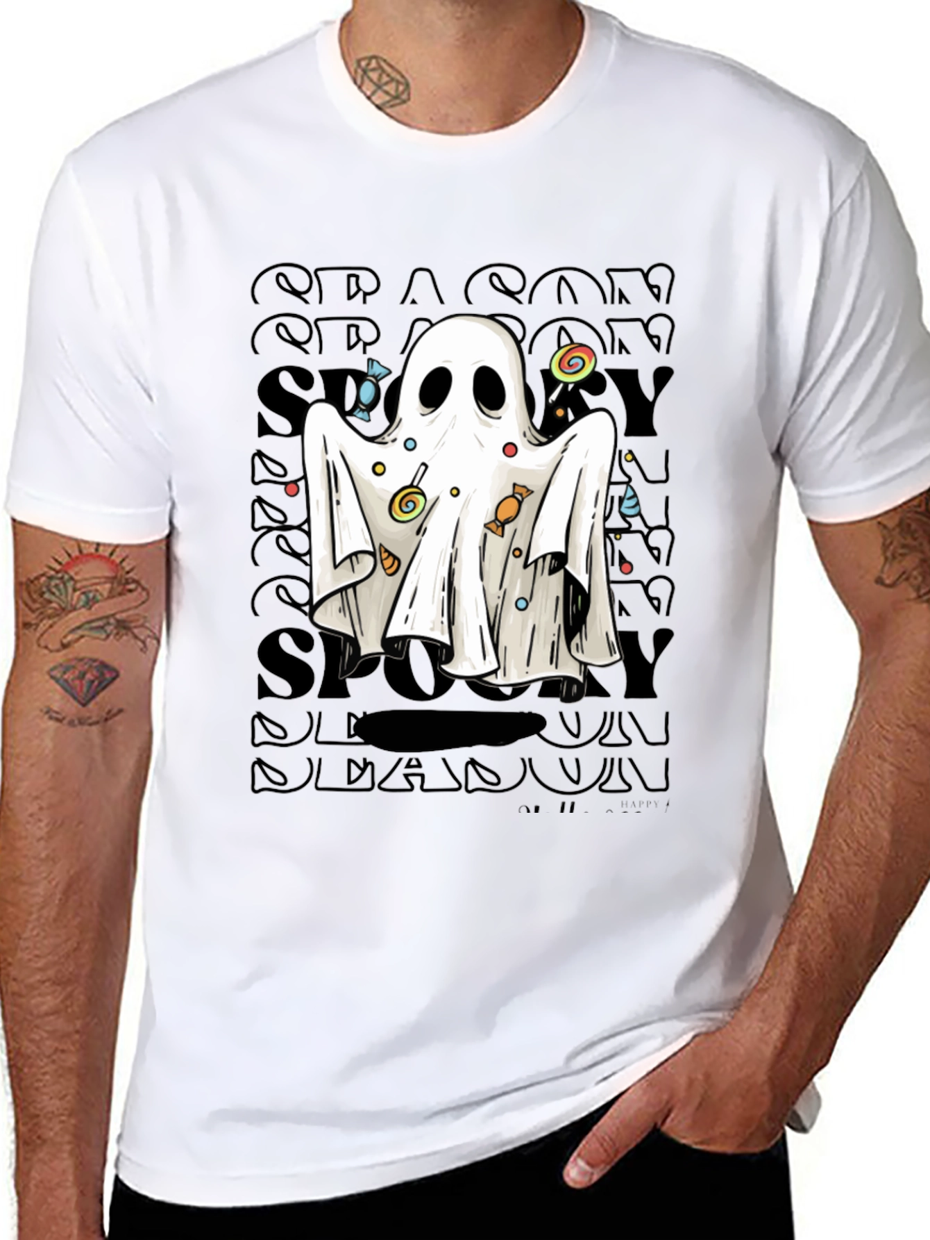 Spooky Season Ghost T-Shirt Halloween