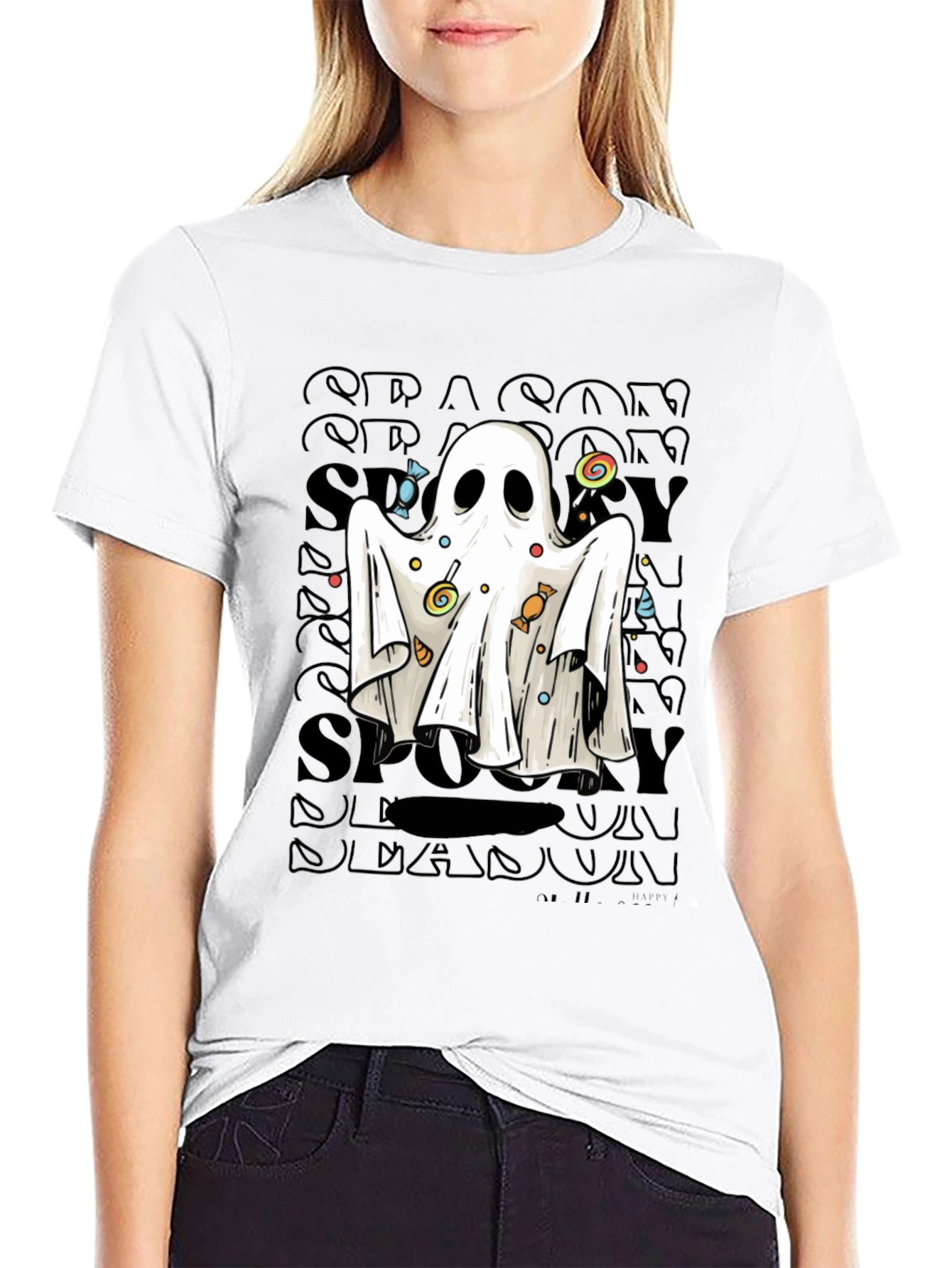 Spooky Season Ghost T-Shirt Halloween