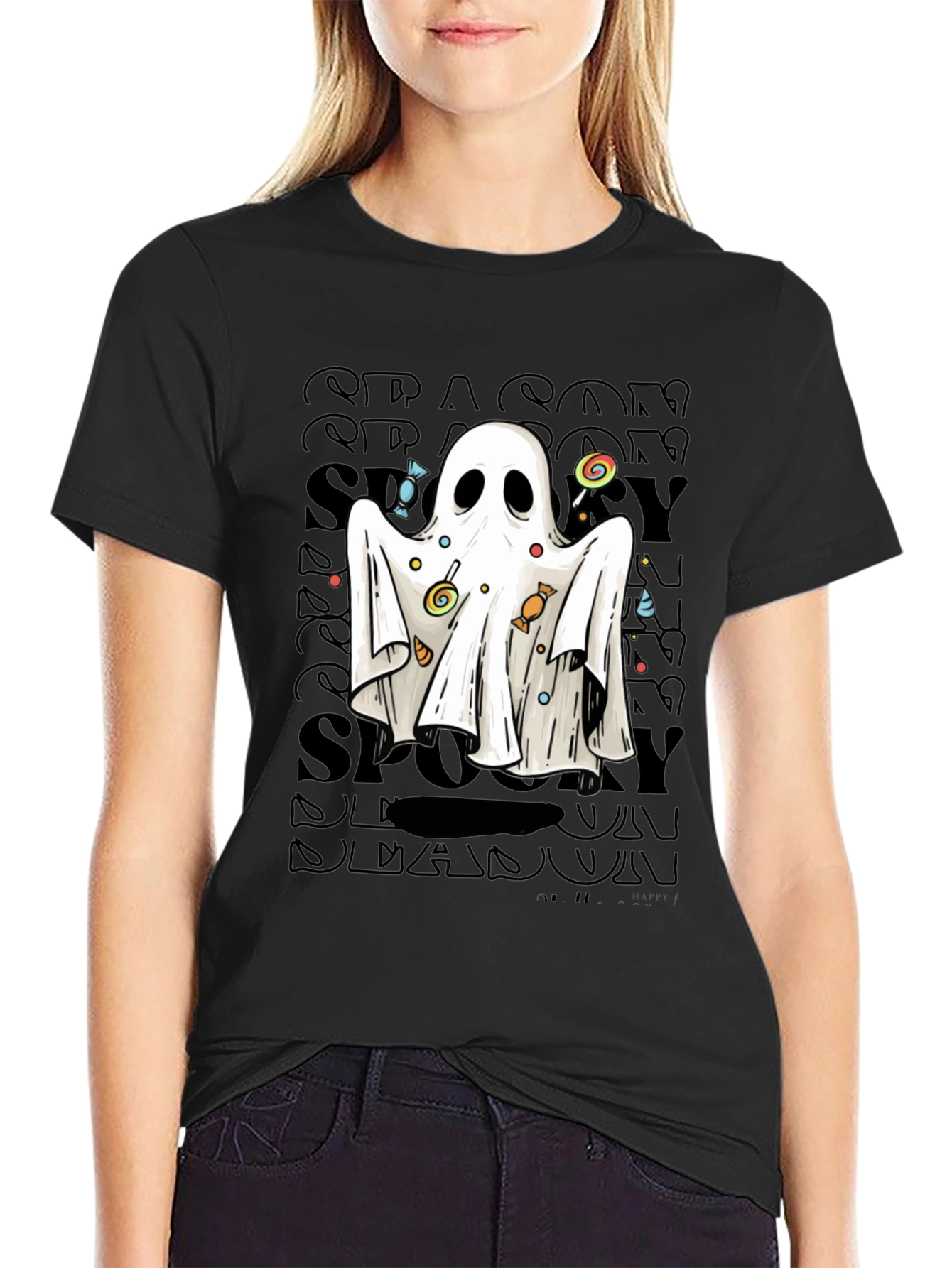 Spooky Season Ghost T-Shirt Halloween