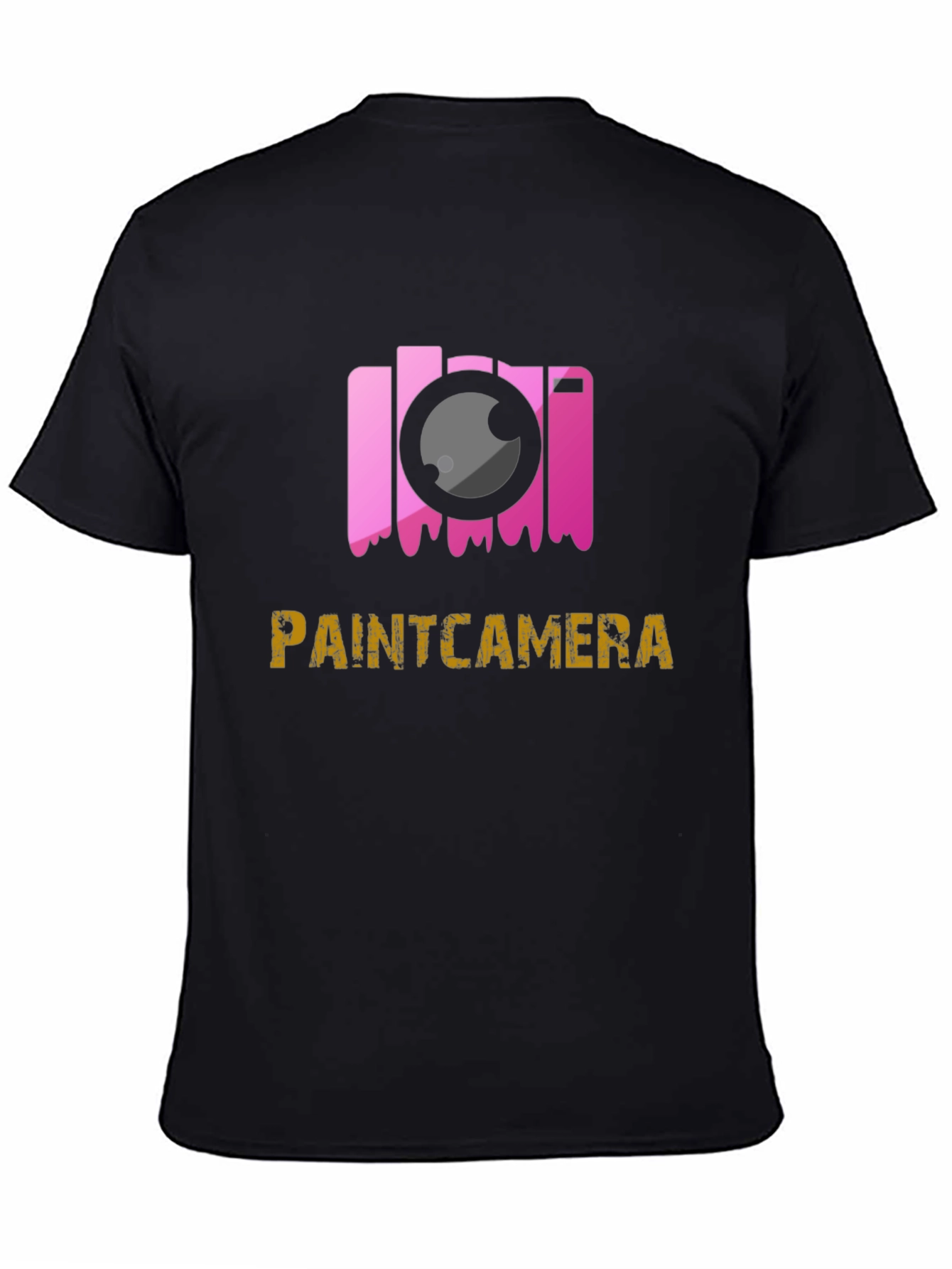 Paint Camera Black Tee