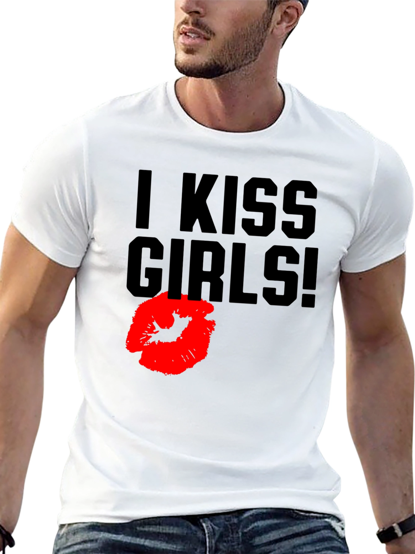 I Kiss Girls! Graphic Tee