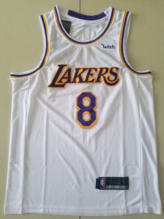 Men's Los Angeles Lakers Kobe Bryant #8 White Swingman Player Jerseys