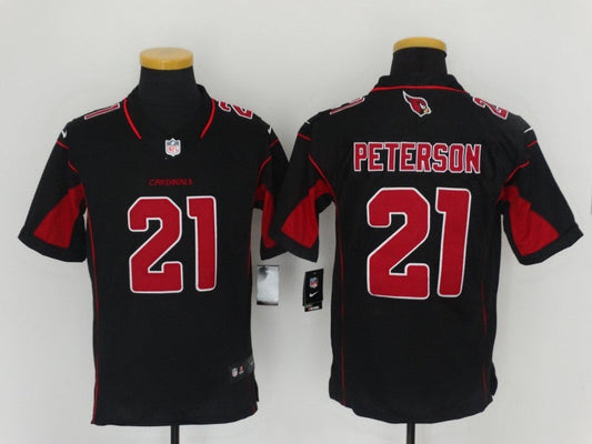 Men's Arizona Cardinals Patrick Peterson #21 Black Game Player Jerseys