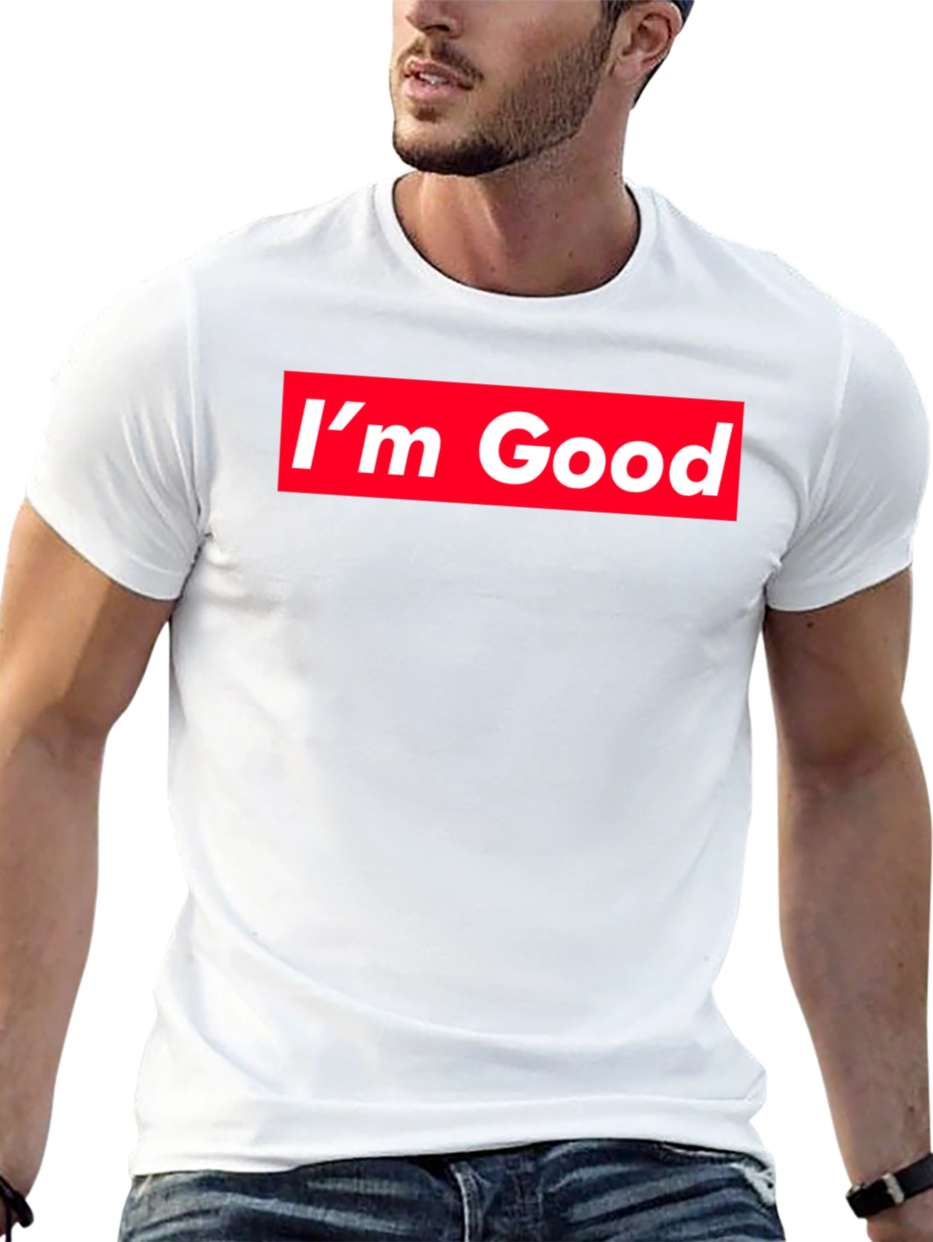 Im Good Graphic T-Shirt - Red Box Logo Tee