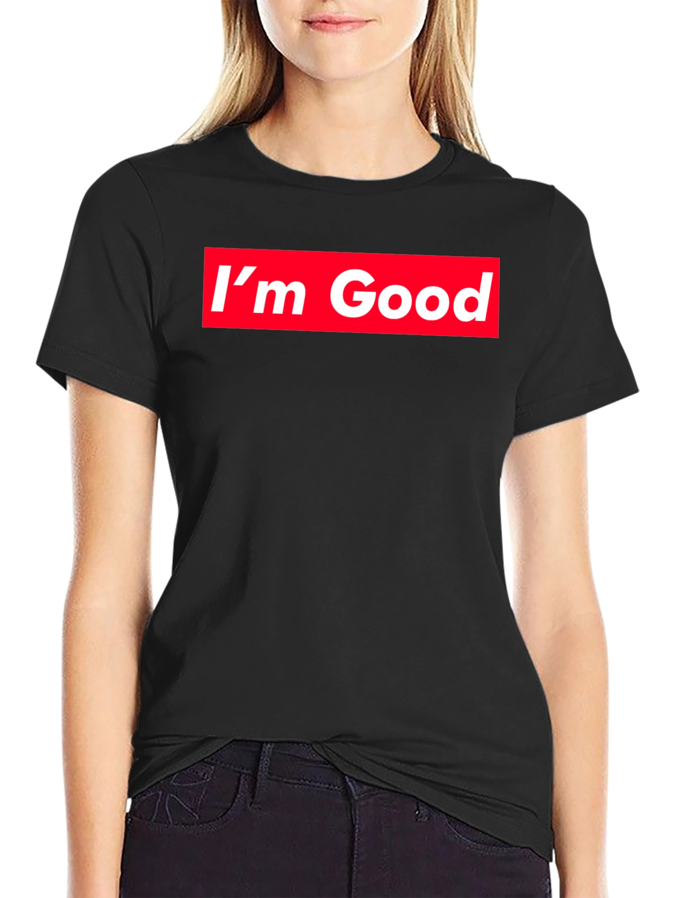 Im Good Graphic T-Shirt - Red Box Logo Tee