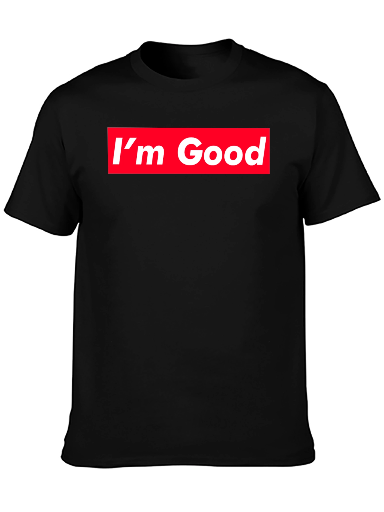 Im Good Graphic T-Shirt - Red Box Logo Tee