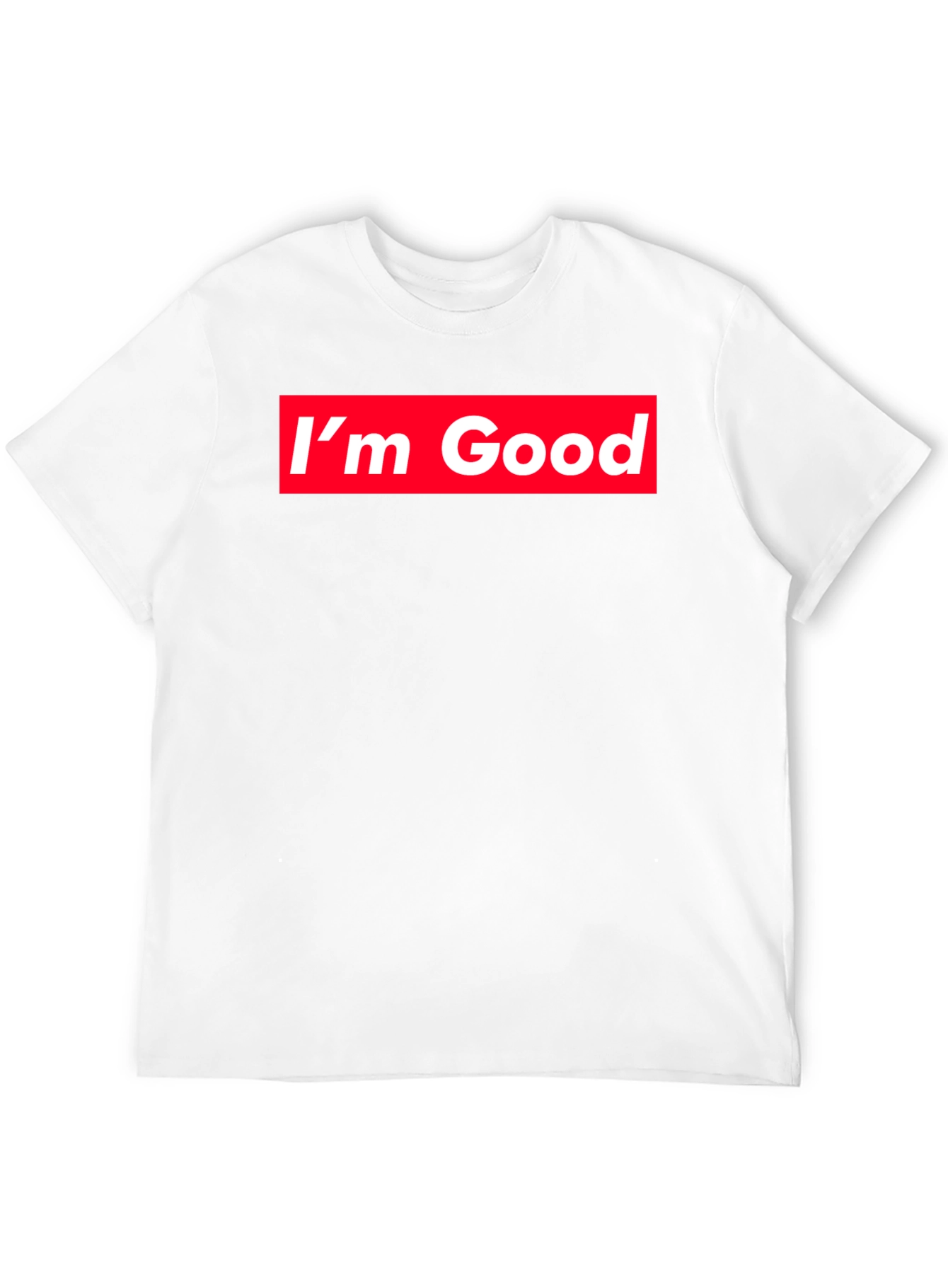 Im Good Graphic T-Shirt - Red Box Logo Tee