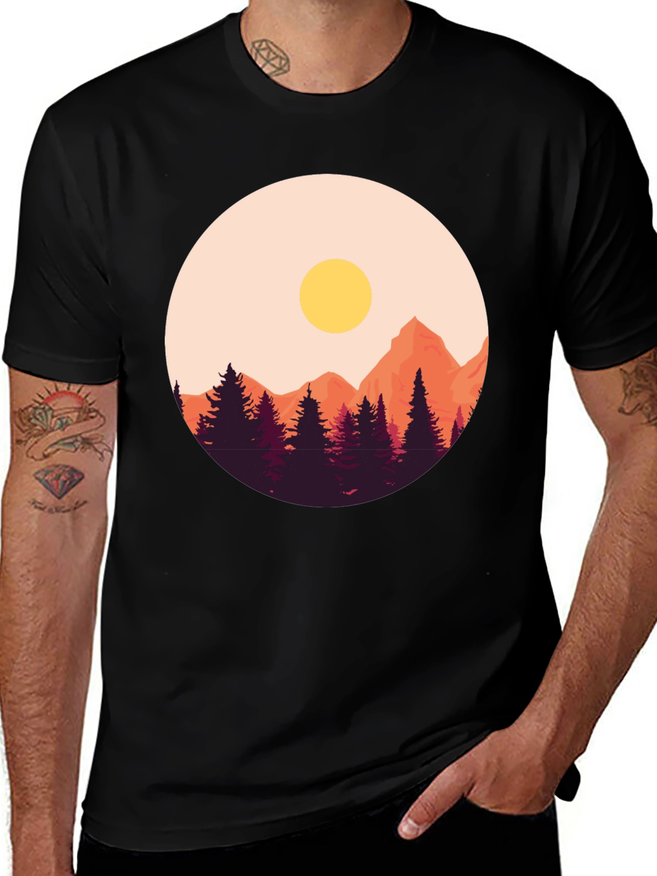 Mountain Graphic T-Shirt - Nature Inspired Tee