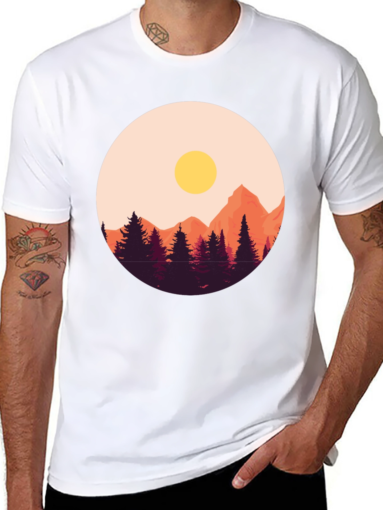 Mountain Graphic T-Shirt - Nature Inspired Tee
