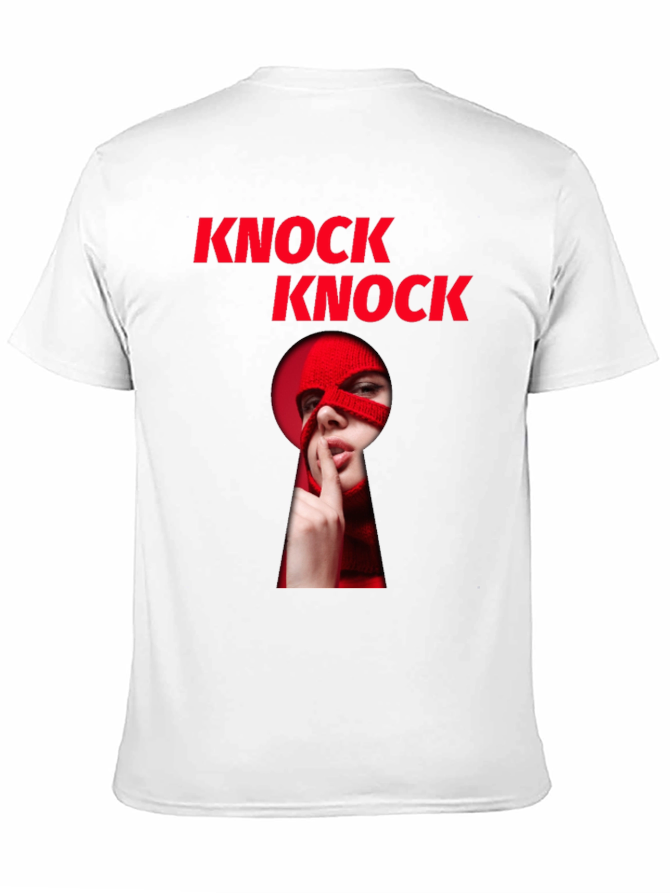 Knock Knock Graphic T-Shirt - Intrigue & Style