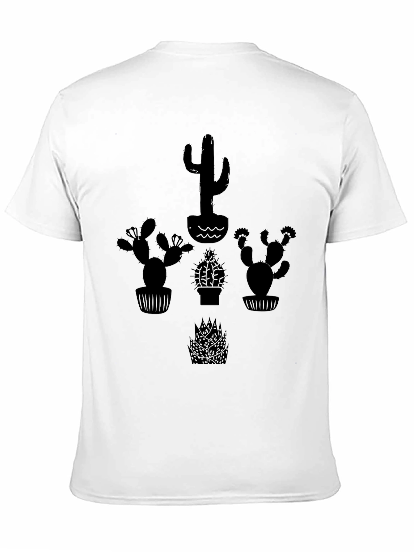 Cactus Graphic Black T-Shirt