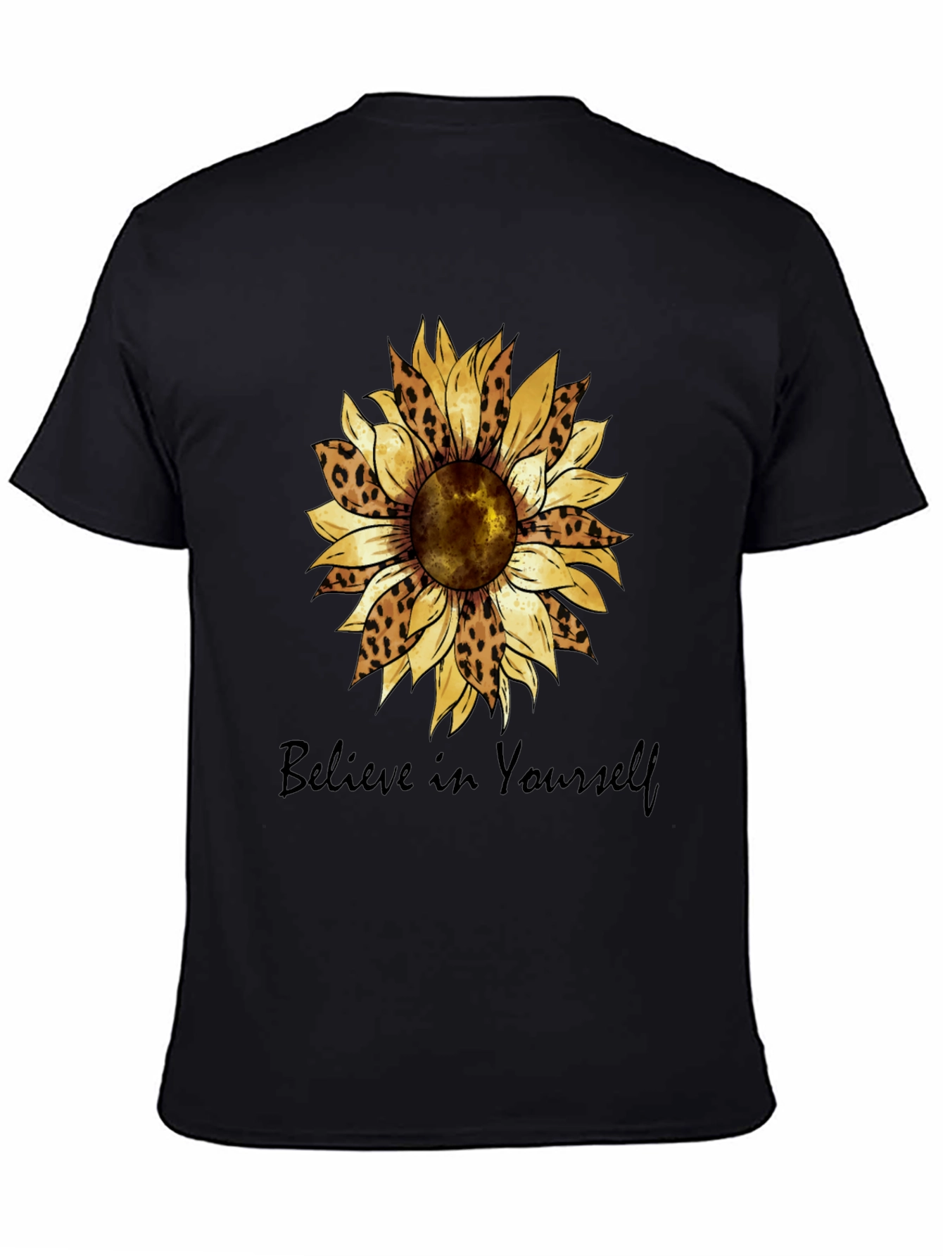 Believe in Yourself Sunflower Graphic Tee