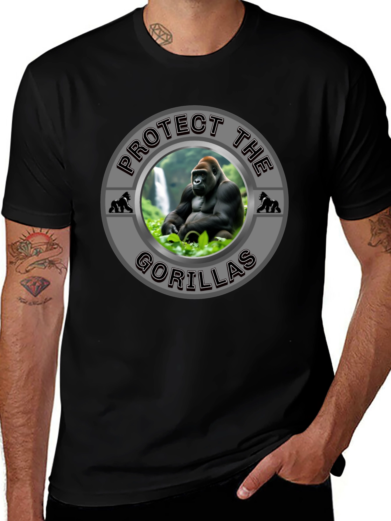 Protect The Gorillas Graphic T-Shirt