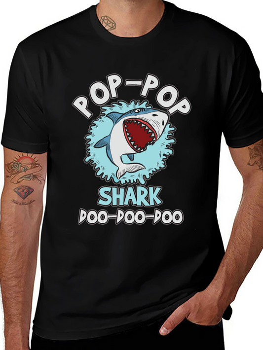 Pop-Pop Shark T-Shirt - Doo Doo Doo