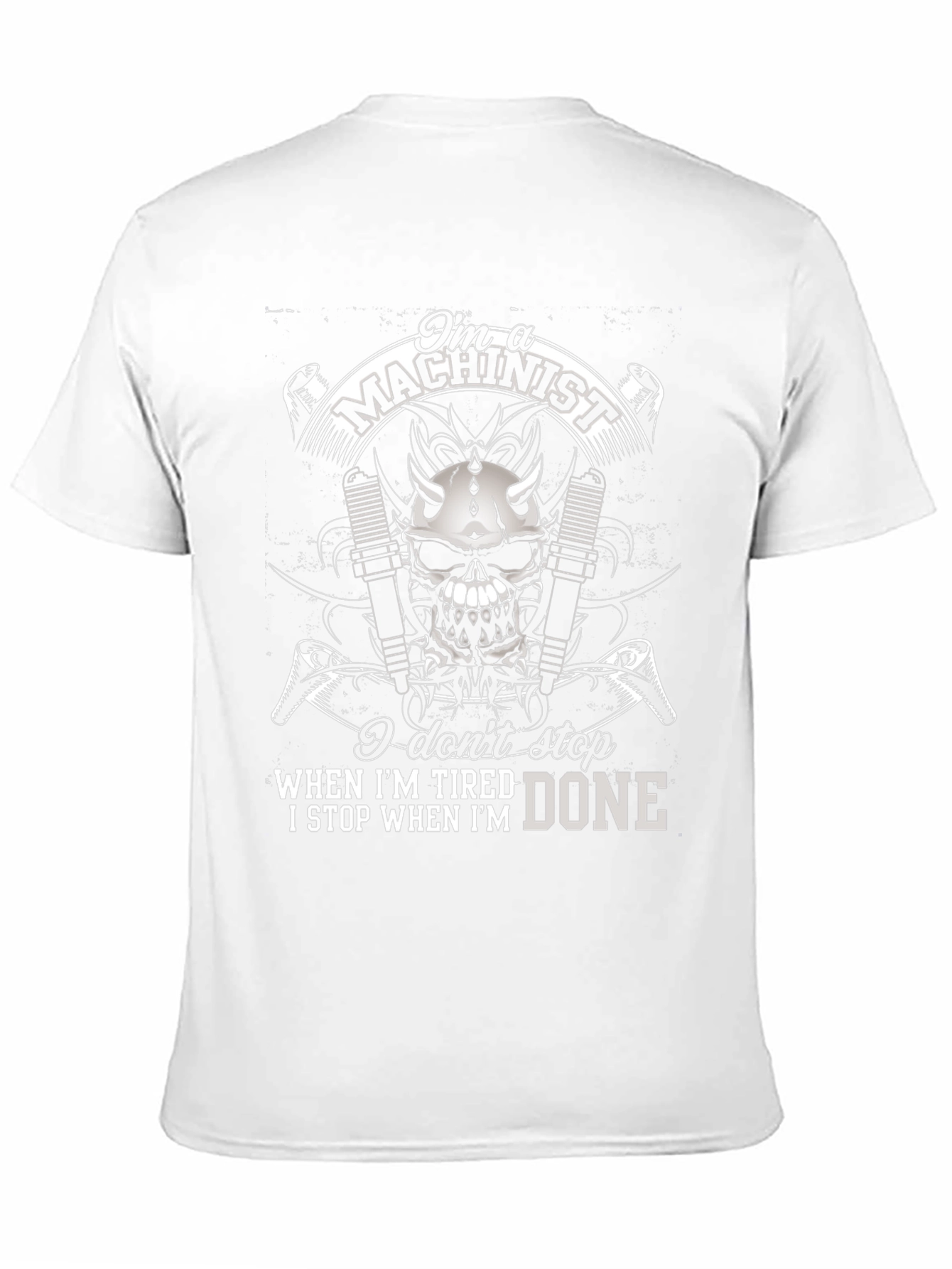Machinist Skull Graphic T-Shirt
