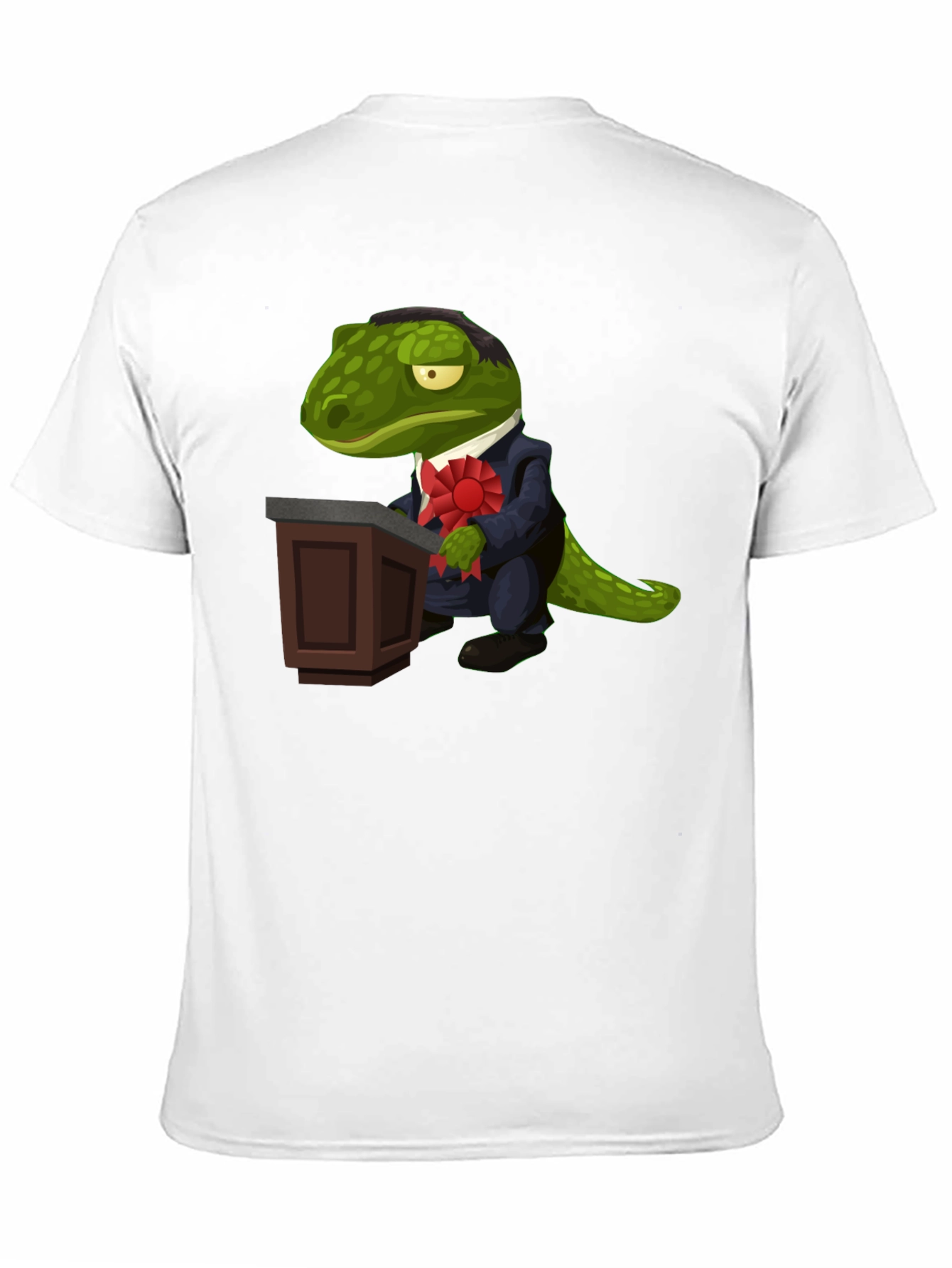 Dapper Reptilian T-Shirt - Political Lizard