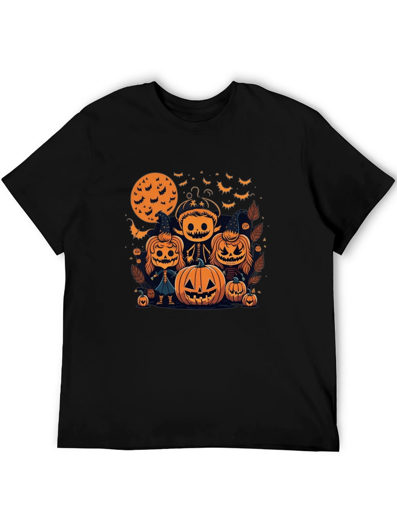Halloween Cartoon Print T-Shirt