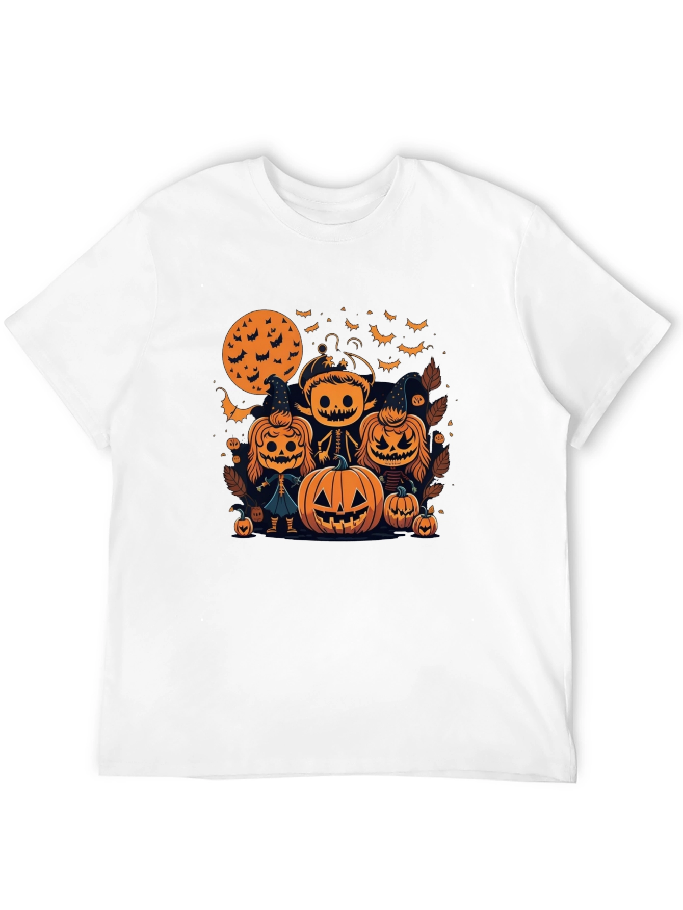 Halloween Cartoon Print T-Shirt