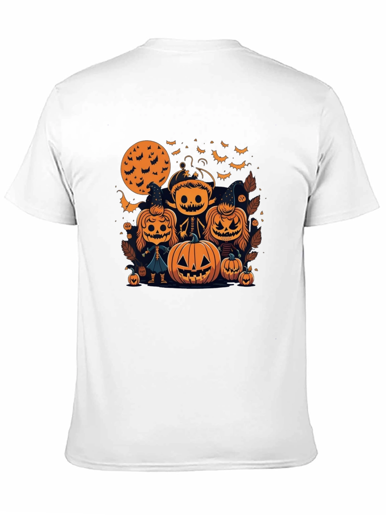 Halloween Cartoon Print T-Shirt