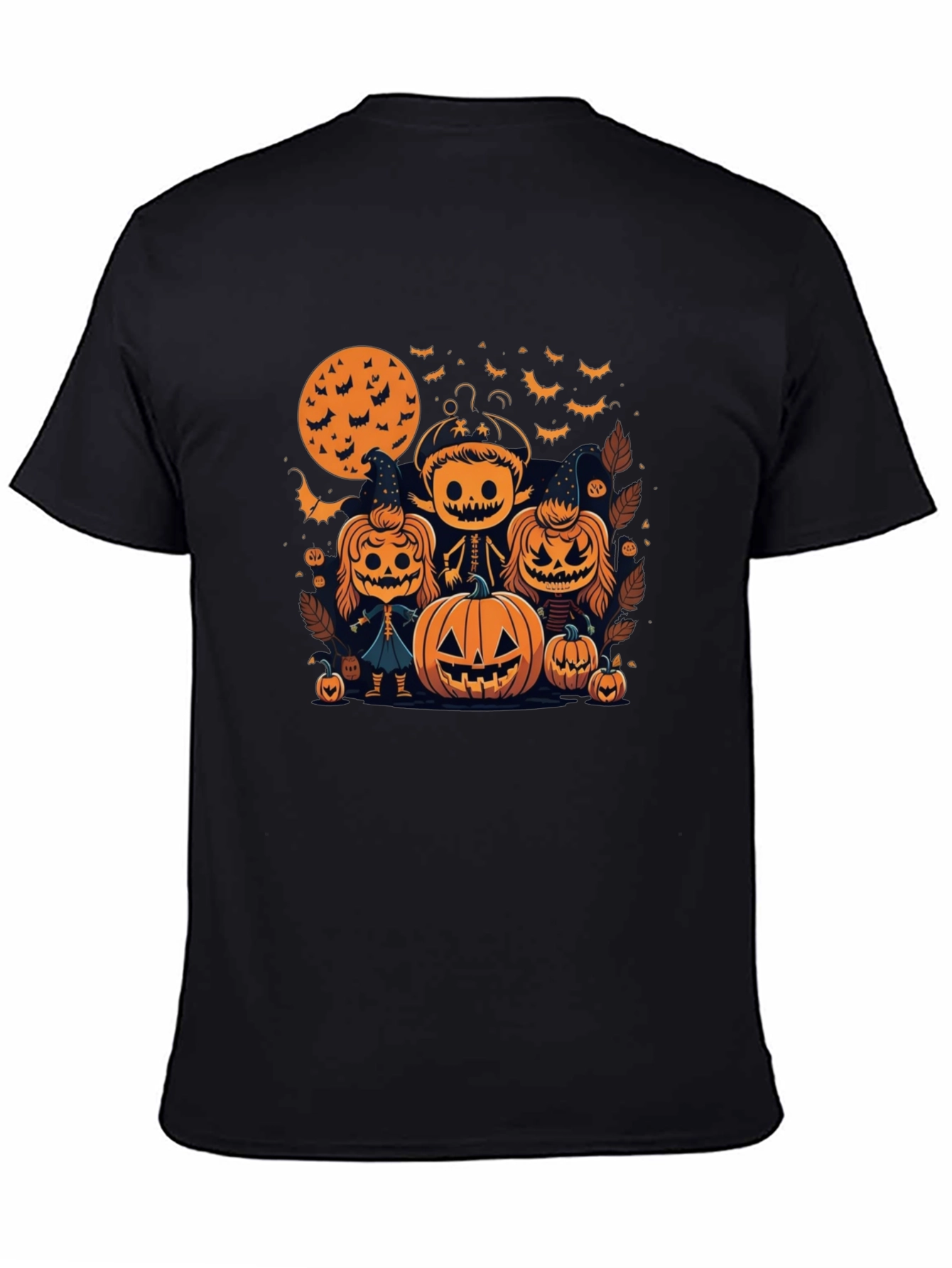 Halloween Cartoon Print T-Shirt