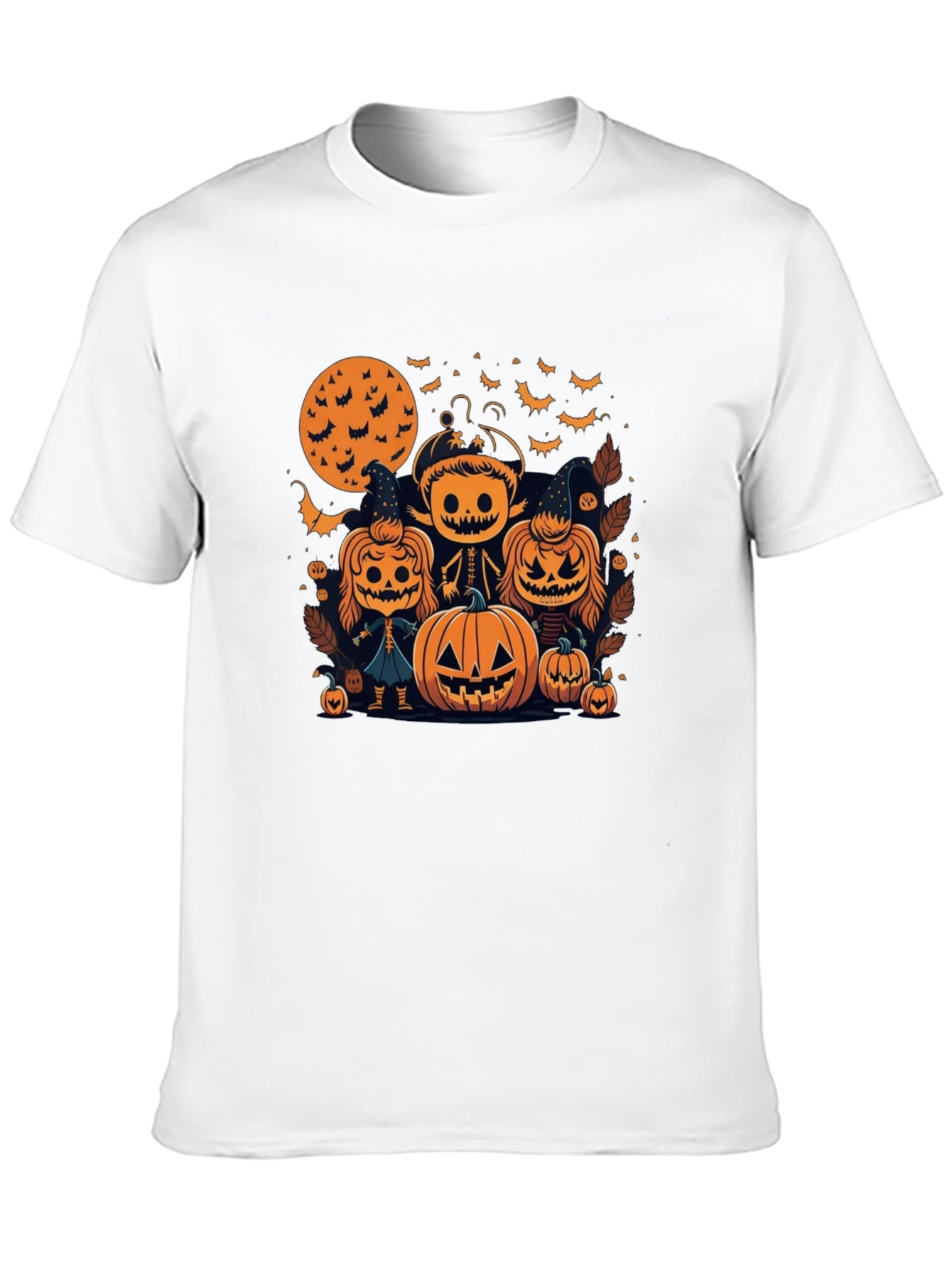 Halloween Cartoon Print T-Shirt