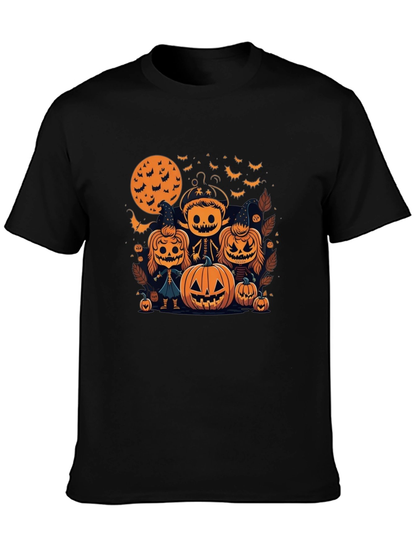 Halloween Cartoon Print T-Shirt