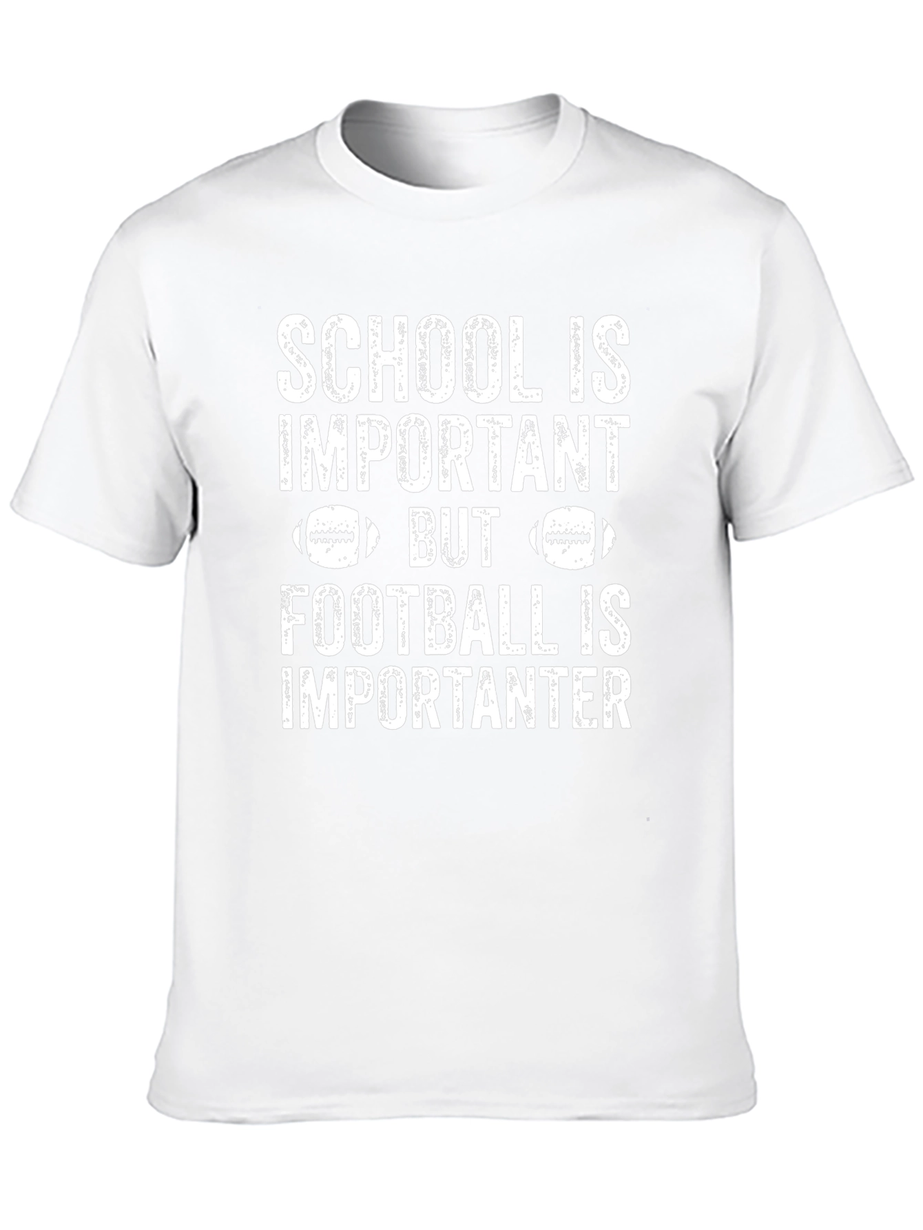 School is Important Football T-Shirt