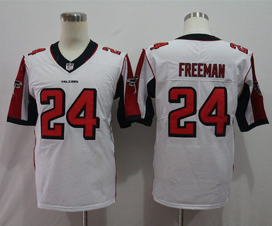 Men's Atlanta Falcons Devonta Freeman #24 White Game Jerseys