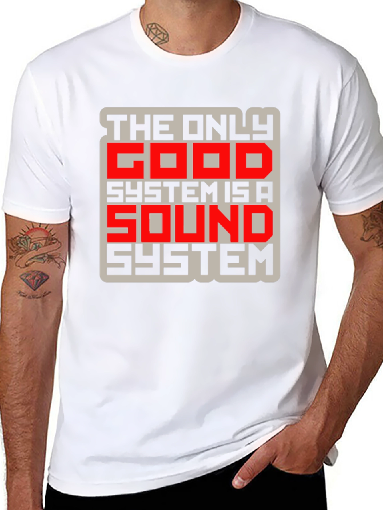 The Only Good System is a Sound System T-Shirt