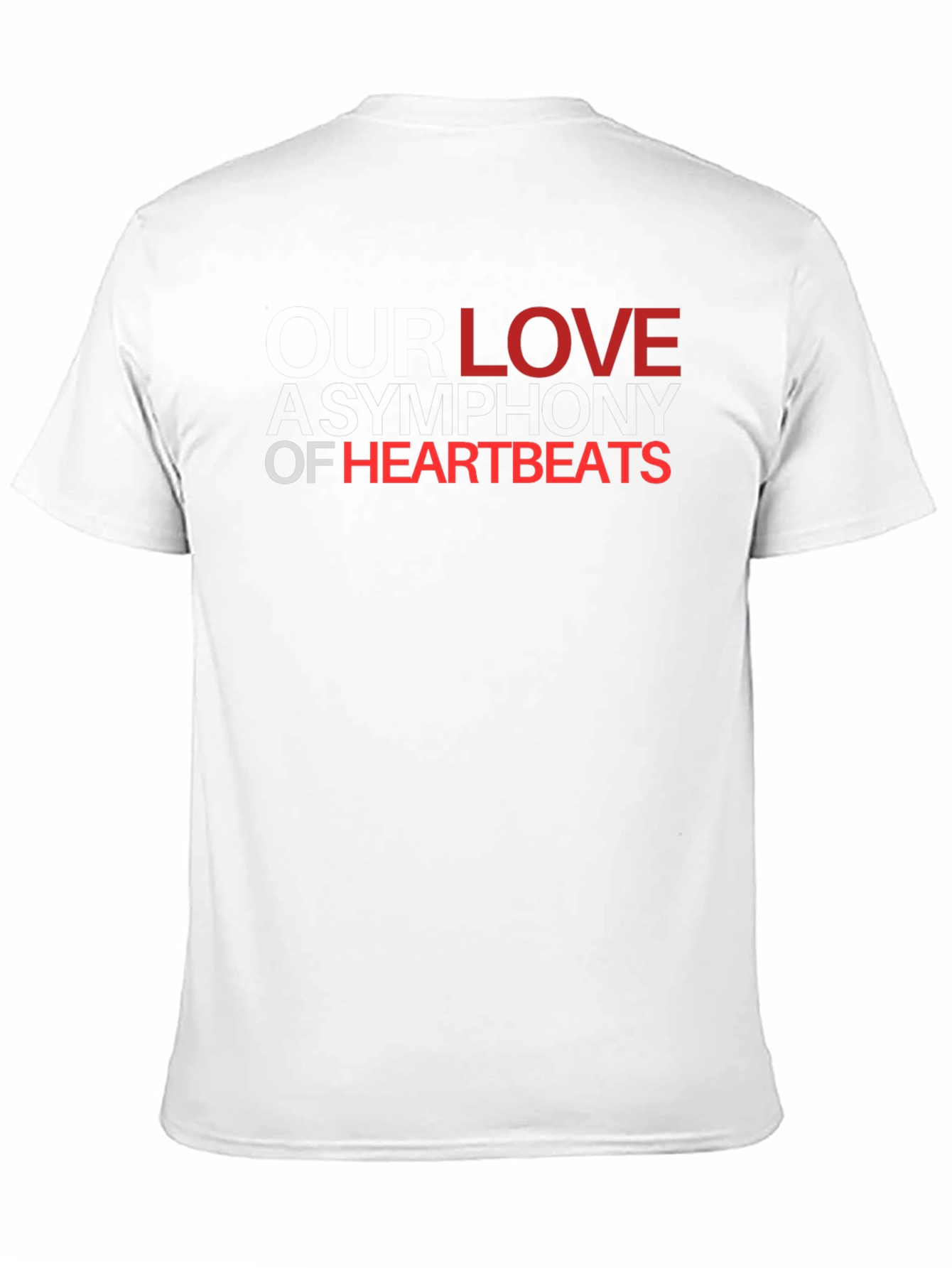 Asymphony of Heartbeats Black Graphic Tee