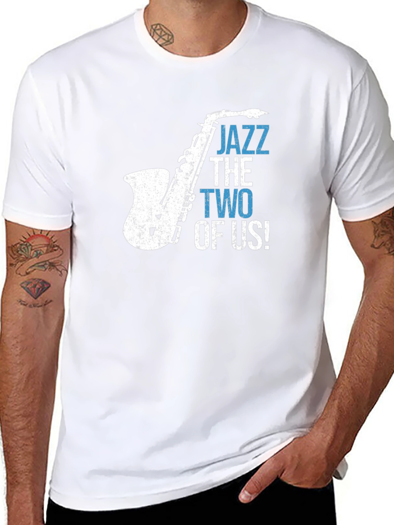 Jazz Saxophone T-Shirt - The Two of Us!