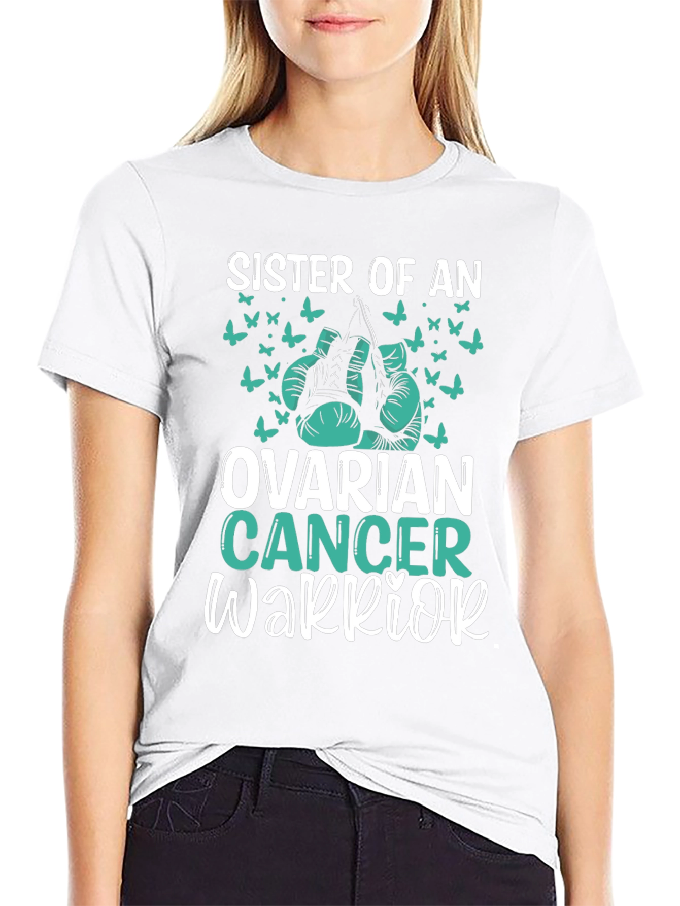Ovarian Cancer Warrior Sister T-Shirt
