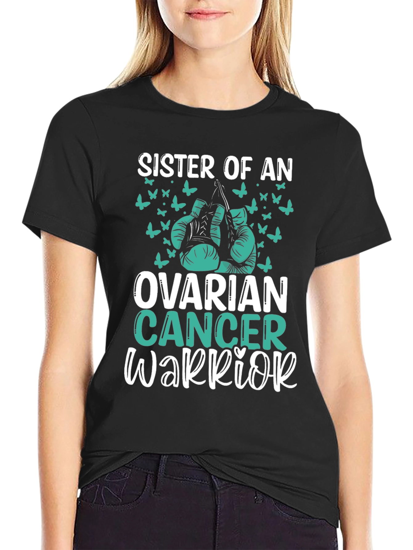 Ovarian Cancer Warrior Sister T-Shirt