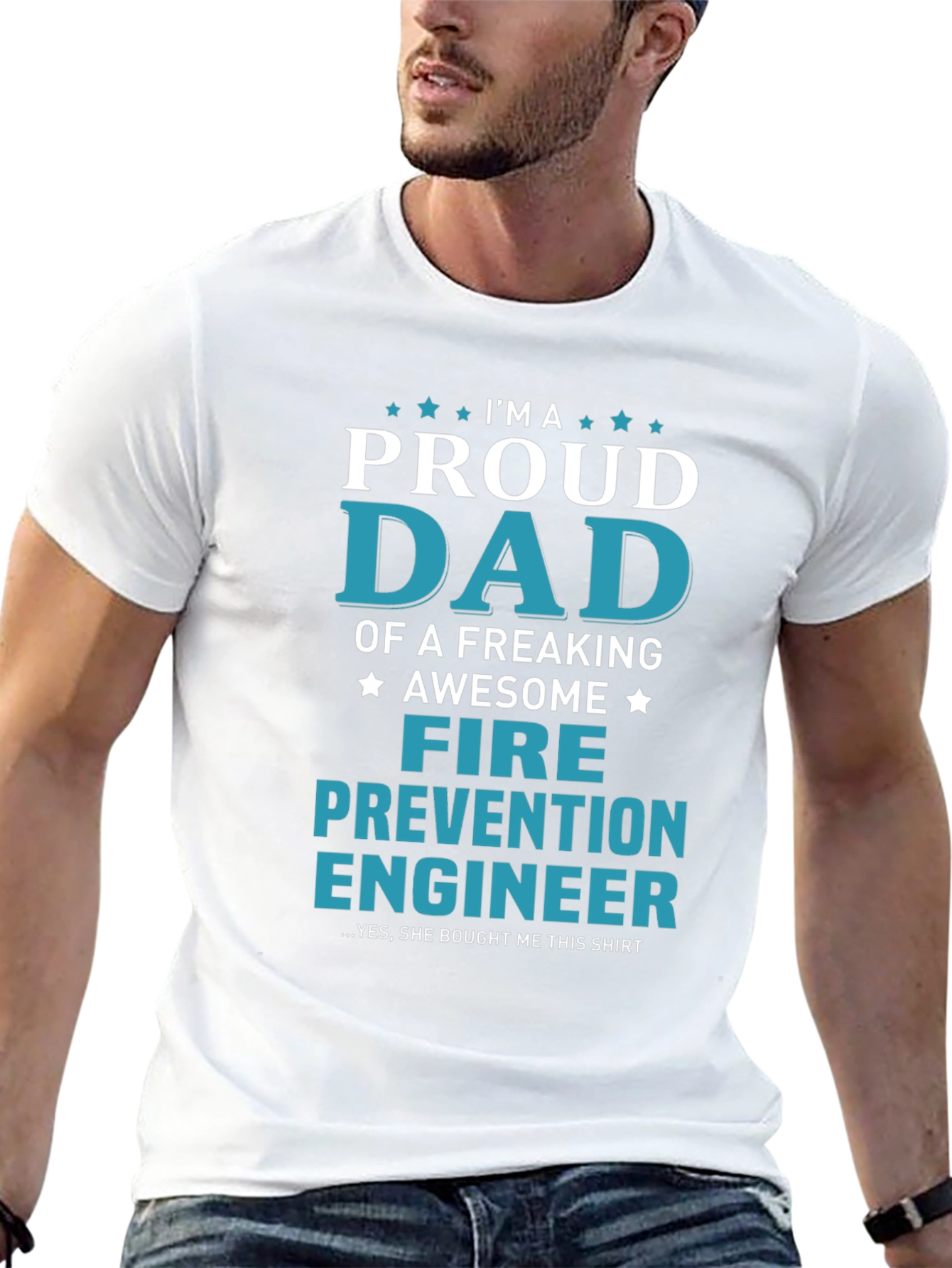 Proud Dad Fire Prevention Engineer T-Shirt