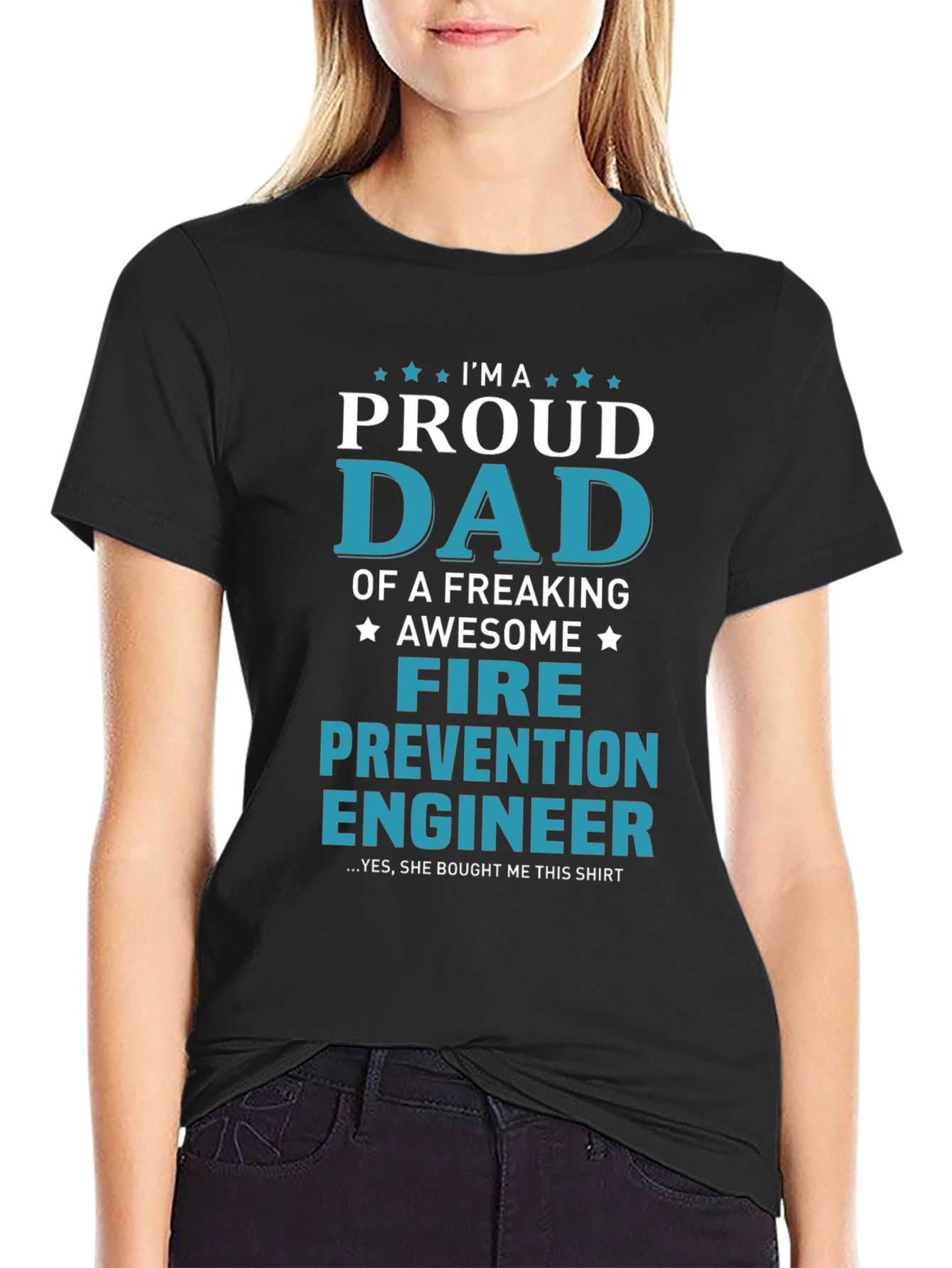 Proud Dad Fire Prevention Engineer T-Shirt