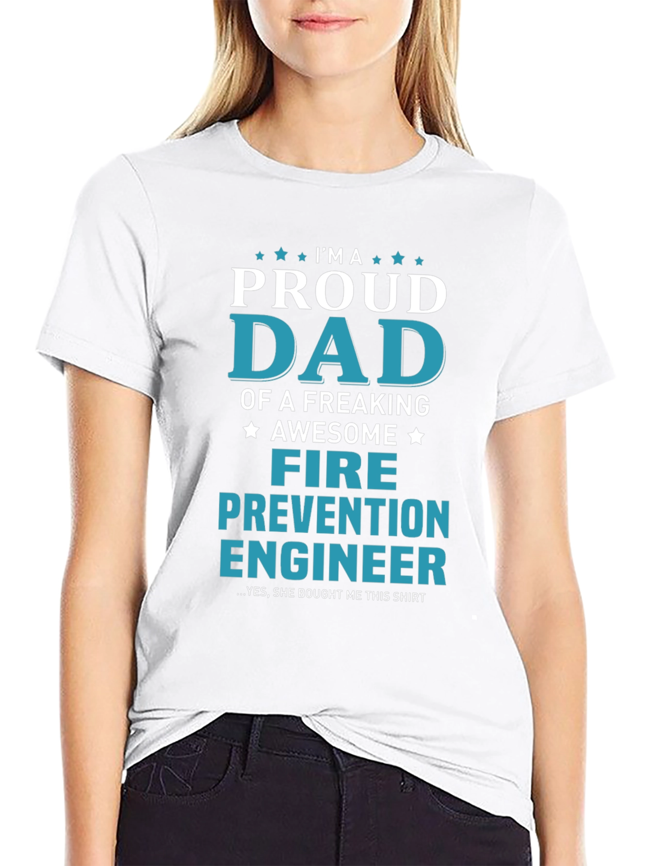 Proud Dad Fire Prevention Engineer T-Shirt
