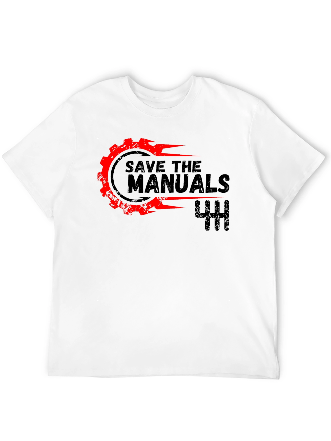 Save The Manuals Black Graphic Tee