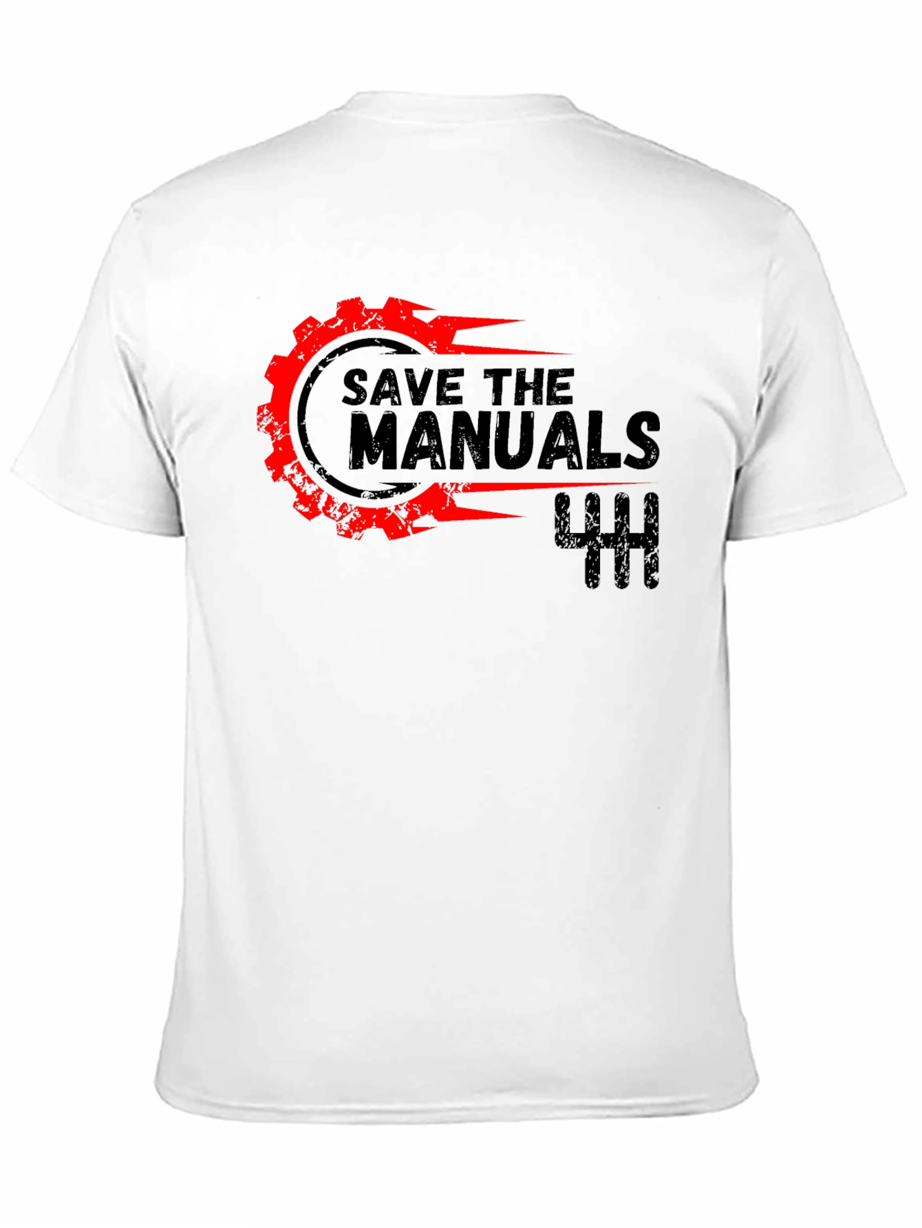 Save The Manuals Black Graphic Tee