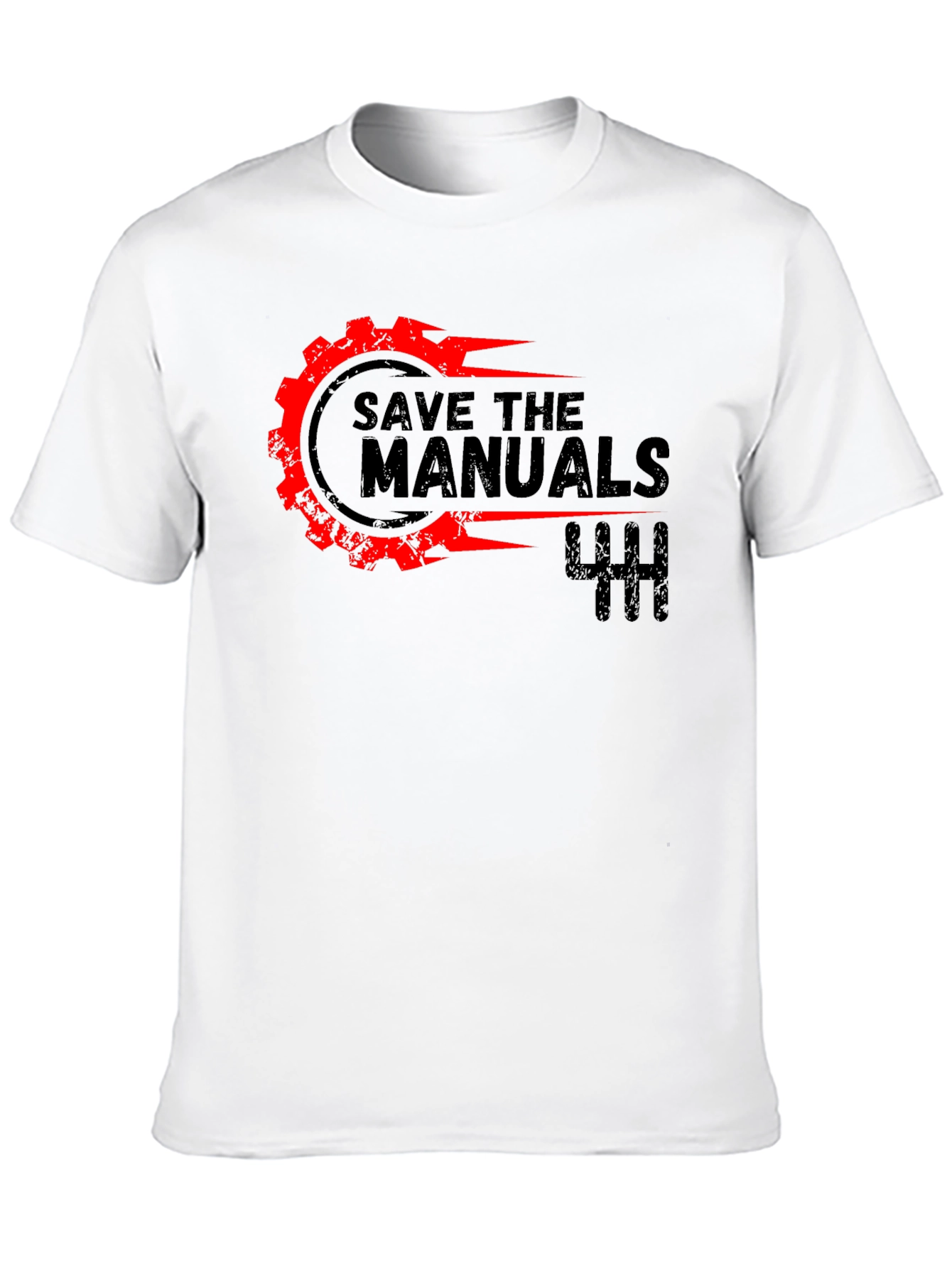 Save The Manuals Black Graphic Tee