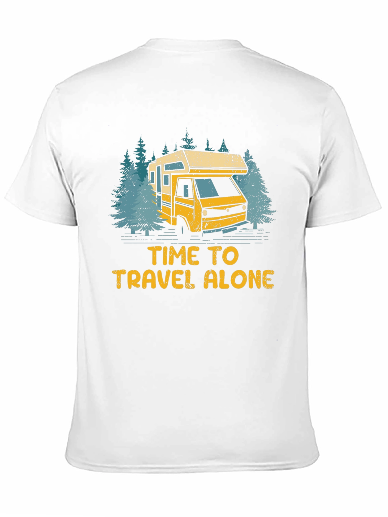 Time To Travel Alone Graphic T-Shirt