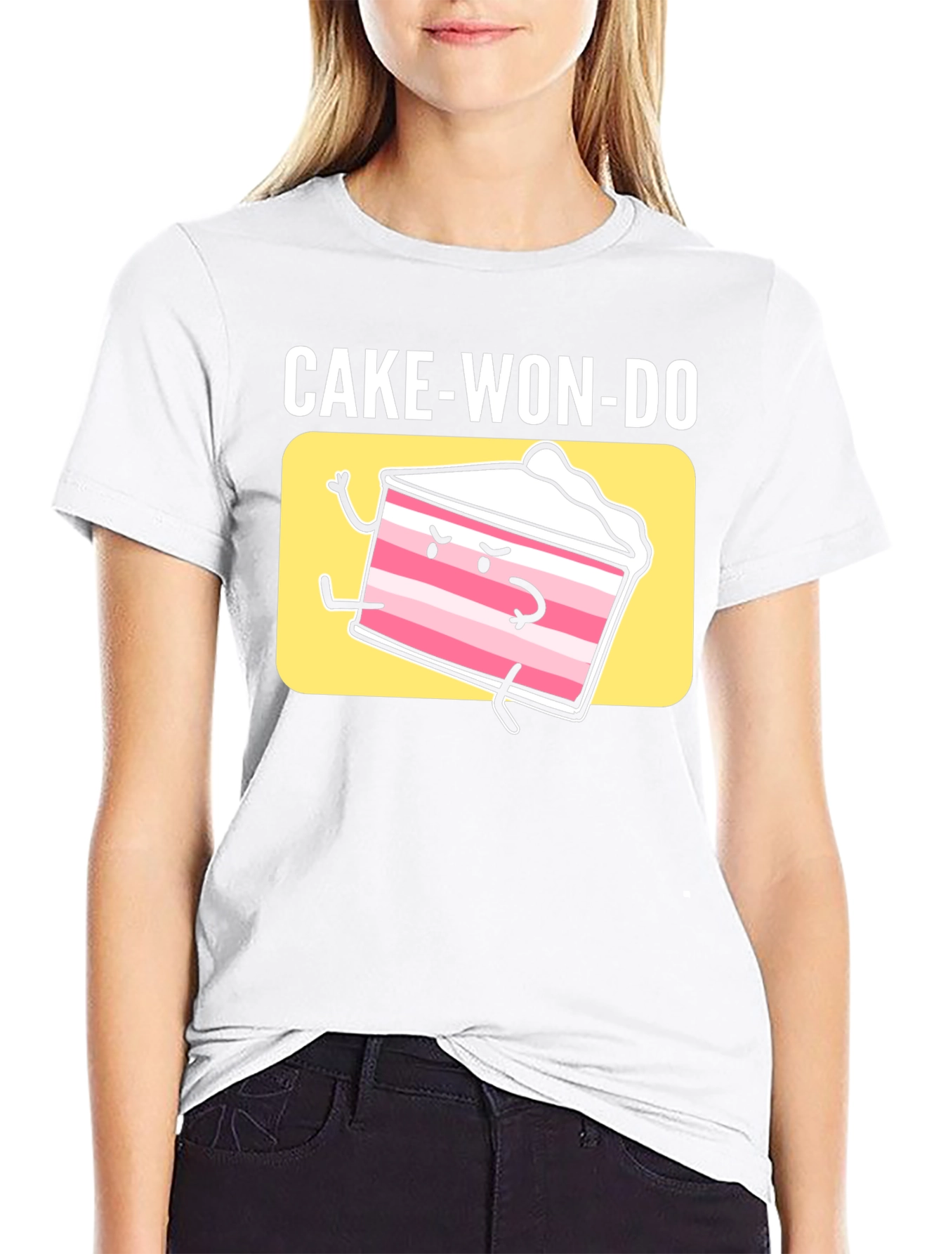 Cake-Won-Do Funny Graphic T-Shirt