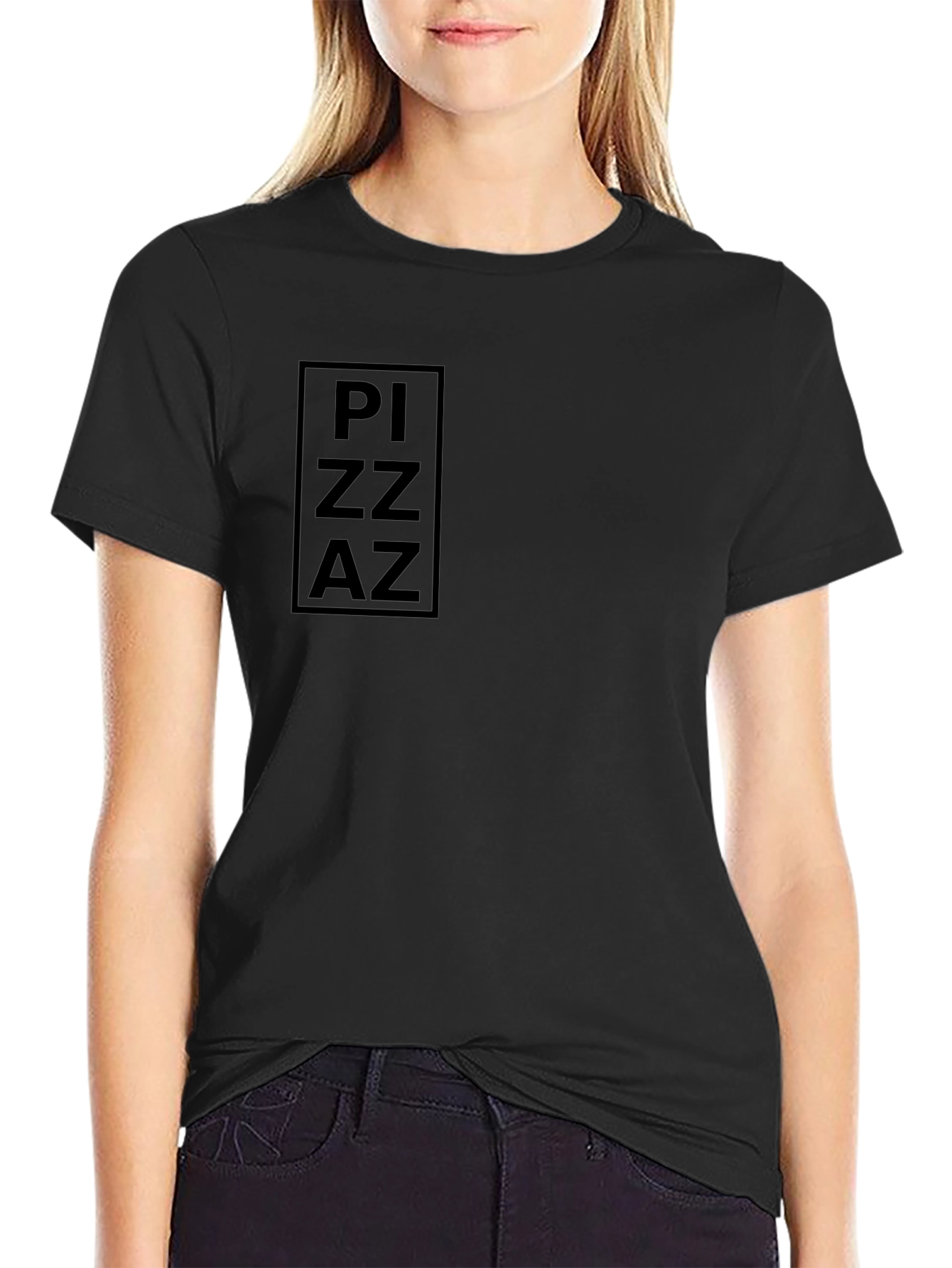 Pizza Black T-Shirt - Casual Style