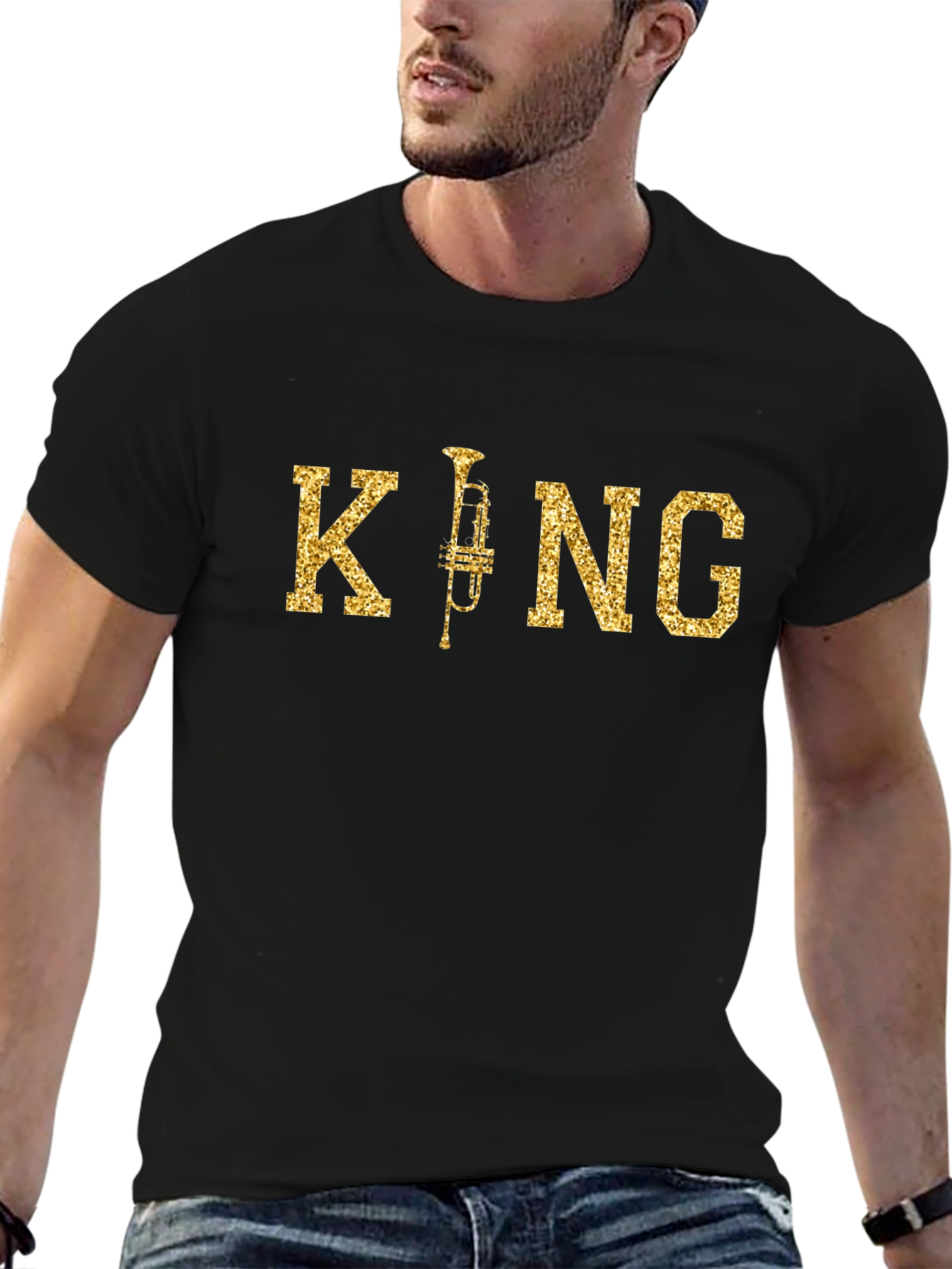 King Trumpet Graphic T-Shirt