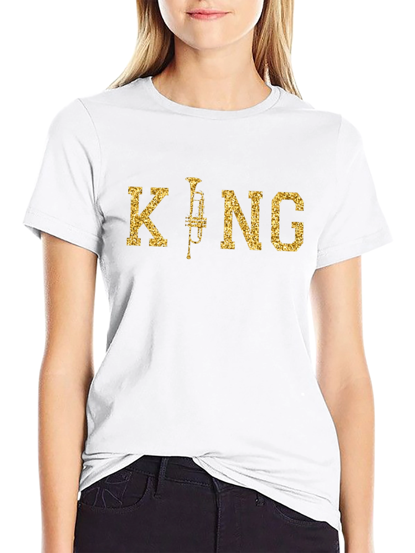 King Trumpet Graphic T-Shirt
