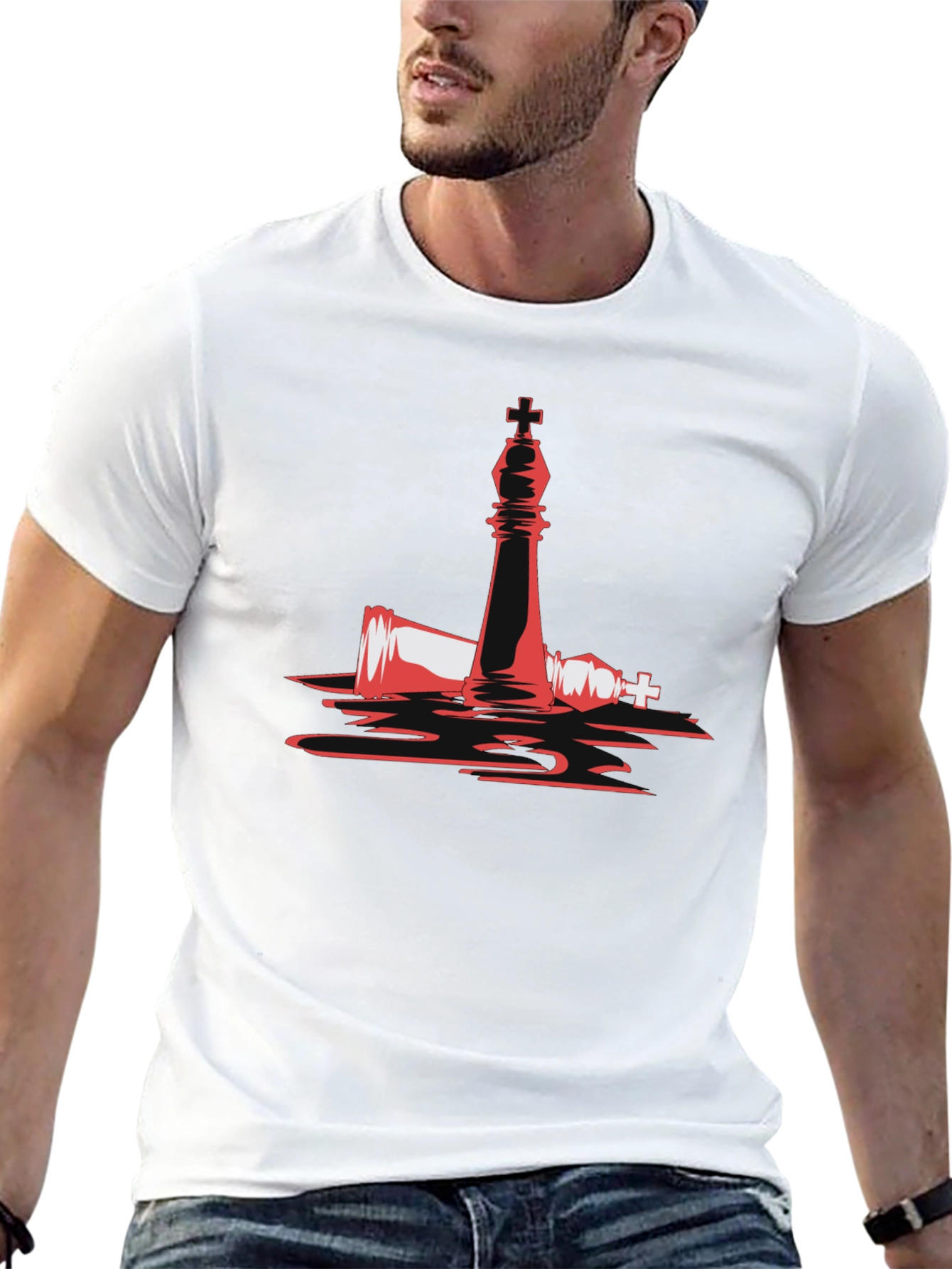 Checkmate T-Shirt - Fallen King Graphic Tee