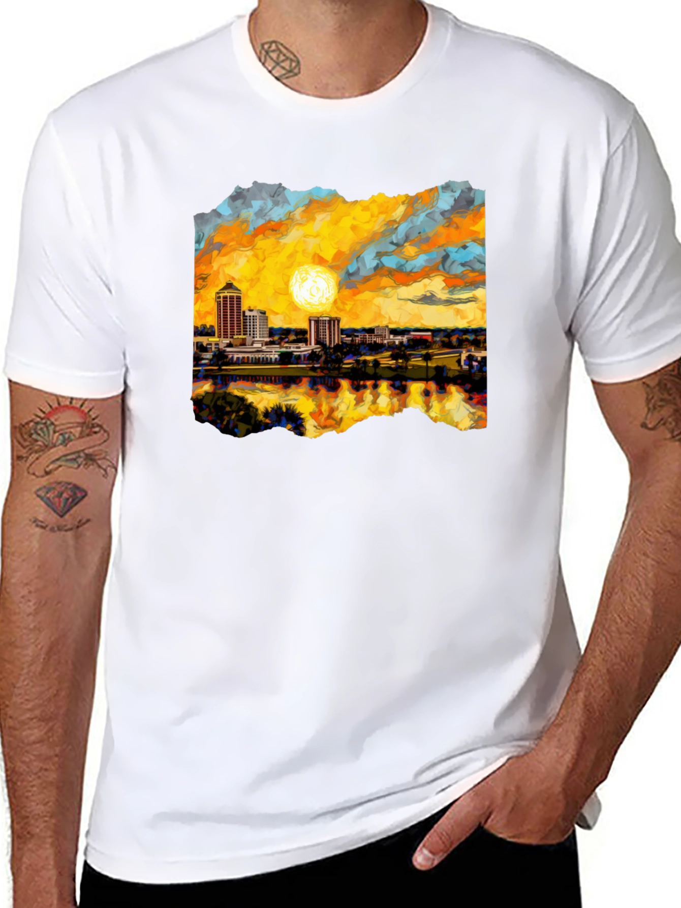 Jacksonville Florida Skyline T-Shirt