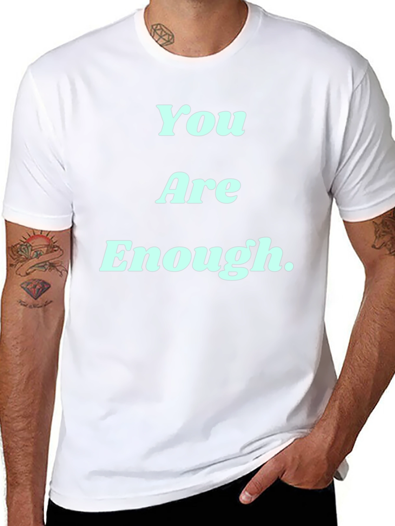 You Are Enough Graphic Tee - Motivational T-Shirt