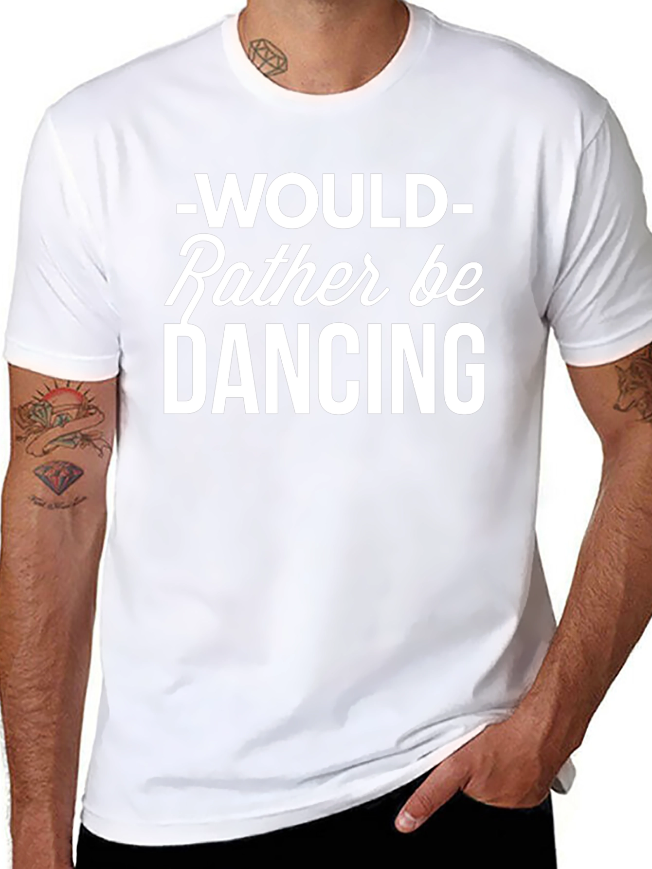 Would Rather Be Dancing Tee - Black