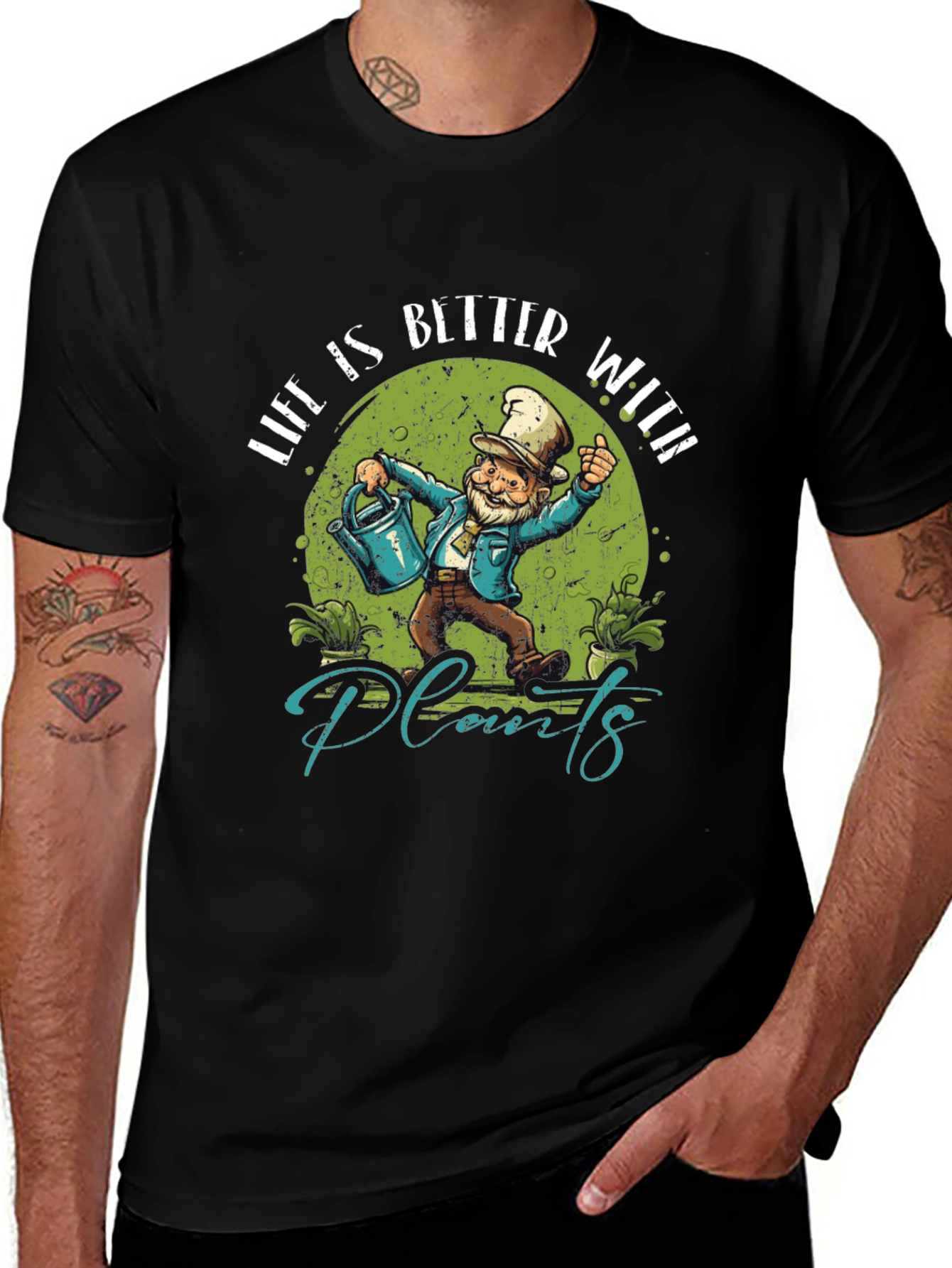 Life is Better With Plants Graphic T-Shirt