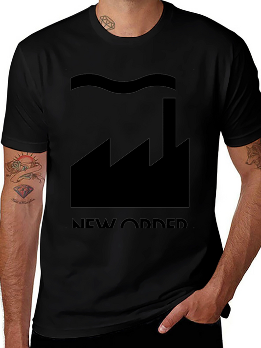 New Order Factory Records Graphic T-Shirt